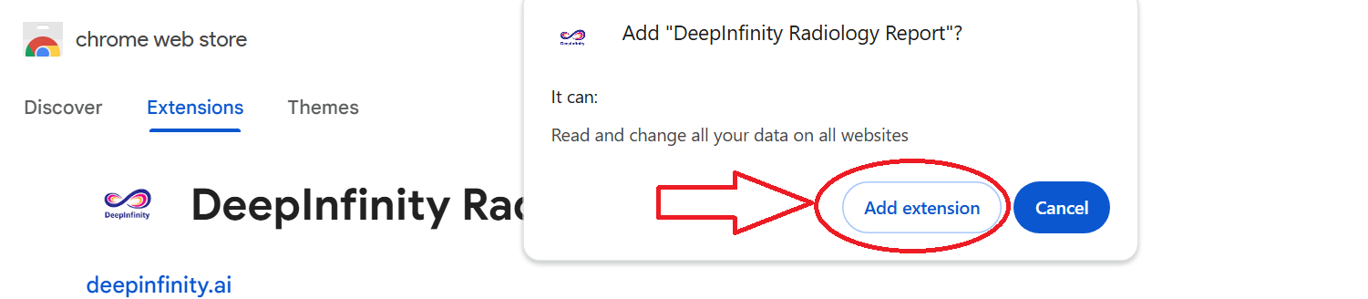 Click Add Extension